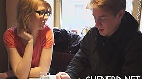 hey nerdy teen, you sucking cock like a total wench now??