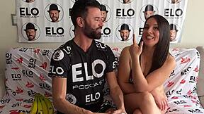 Javiera Maureen Spanking Interview Casting with Elo Podcast Latina Young Heat