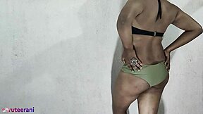 obsessed with indian shemale crossdressing in olive bikini pt2