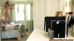 Busty stepmom and teen swap licks in hot sixtynine