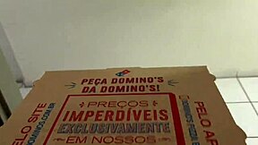 Girlfriend eyes my pizza jealously then rides rough before dinner ft amberzinha.