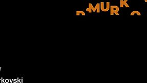 trainer bends skinny teen over during yoga class fucking her shaved pussy missionary