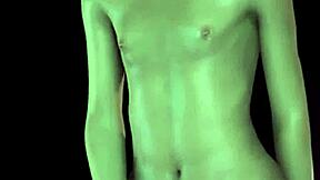 Trans 2B Exposes Cock Ana Fucks Toy Sucked