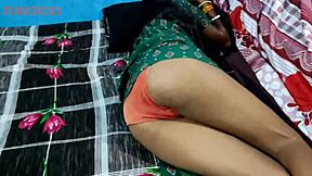 imagine fucking your young girlfriend's tight pussy chudai closeup in dorm bed hard