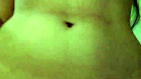 russian brunette rides dildo reverse cowgirl close-up skirt small tits cum mouth tease