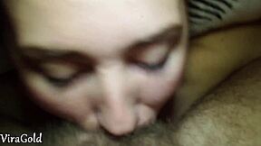 cum deep in mouth wife ananta shakti swallows all