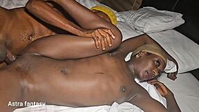 Slim slut's pussy swallows monster cock in every position.