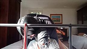 LAURA'S HEELS BONDAGE MILF FUCKED CUM ON TITS!!