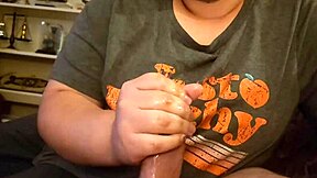 Quick Jerk-Off Handjob from Girlfriend Before Work Leaves Me Drained