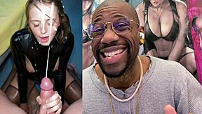 Wow Asian Teen Creams Pussy Takes Slutty Facial Cum