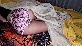 FUCKING HARD With Roommate's BF She RIDES My Huge Cock!