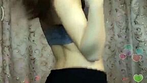 HOT INDIAN MODEL TEEN STRIPS FOR STEAMY SOLO!!