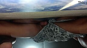 Country girl with beautiful boobs sucks cock and takes creampie deep!