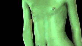 Trans 2B Exposes Cock Ana Fucks Toy Sucked