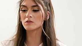 Vibrator fails so i lick her smooth pussy now