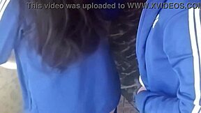 Colegiala caught in bathroom fucking classmate big ass schoolgirl busted recess sex!