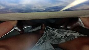 Country girl with beautiful boobs sucks cock and takes creampie deep!