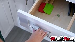 jojo austin blows stepbro then rides his huge cock loving it