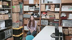 CAUGHT THE PERKY THIEF BENT OVER FOR DOGGYSTYLE HARDCORE FUCK ON SPY CAM!