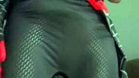 miles morales strokes spiderman cosplay to huge cumshot