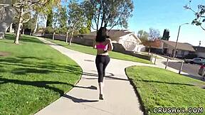 hey money-hungry teen, wanna suck for cash with your stepdad watching?