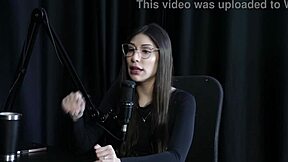 wanna watch melina khalifa's naughty interview full of slutty fun?