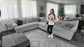 Busty blonde Breezy Bri sneaks extra dick backstage after her shoot