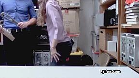 CAUGHT THE PERKY THIEF BENT OVER FOR DOGGYSTYLE HARDCORE FUCK ON SPY CAM!