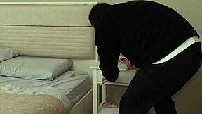 a thief sneaks in and pounds the skinny married bride doggystyle wet