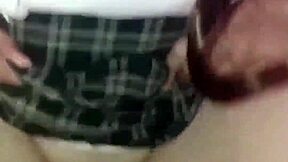 Innocent Mexican schoolgirl swallows professor's cum from every hole in hardcore outdoor anal creampie