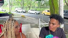 yo that big ebony stepsis needed sex therapy so she rode him missionary style