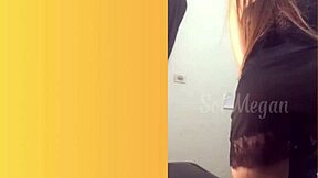 hidden camera catches computer tech filming sol megan fire's sexy dance repair session part 03