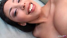 alexis love's first porn casting turns into raw fuck