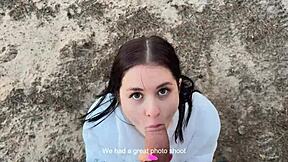 PERFECT SPOT FOR BIG COCK MOUTH CUMSHOT!! 😍