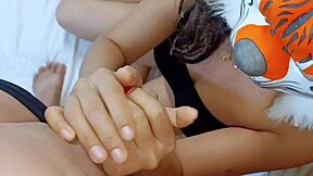 Village nepali gf sucks bf dick then takes hard doggystyle creampie on big ass?