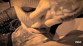 Gagging deepthroat blowjob chokes on monster cock with sloppy cum pov!