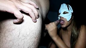 latina puta sucks monster cock then anal creampie