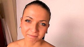 Debutant Teen Gets Bukkake Facial Casting Cumshot