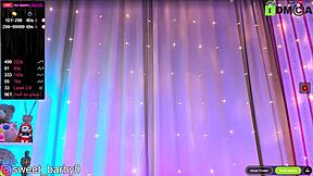 russian big ass teen peliazul flashes small tits horny on webcam