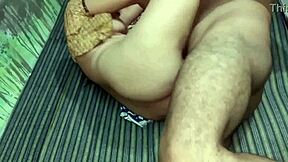 janvibhabhi takes boyfriend's hard doggystyle pounding closeup