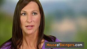 swinger shares hot girlfriend in amateur orgy