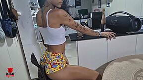 corno calls buff neighbor to bareback fuck his 18yo girlfriend pov - joao o safado