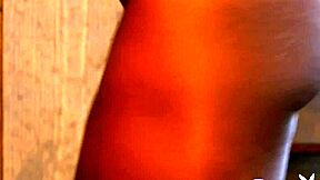 ana foxxx shakes petite ebony ass in hot striptease