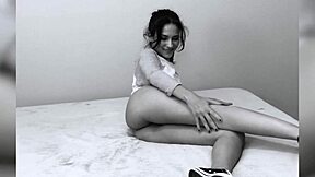 Stepdaughter iammegagirl teases her nude latina pussy in new shoes membership only