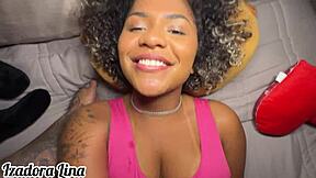 woke up early to suck cousin's cock, he creampied my pussy left me dripping wet!