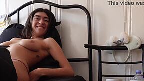 Damn, this latina teen girlfriend gives full romantic ride on monster cock vol 19 😍🍆🔥