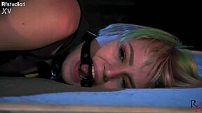 astrid faces bdsm punishment with spanking and garage humiliation for her bold curiosity