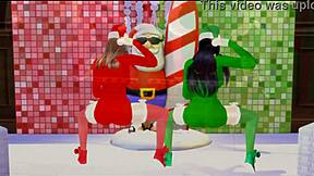 SOFEY AISAHAH RIDE BIG TITS OUTDOOR CHRISTMAS GROUP FUCK!