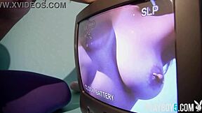 Aubrey Destremps Strips in Softcore Big Ass Workout Tease