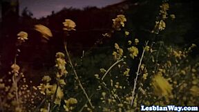 lesbian babes swap turns diving deep into each other's wet pussies